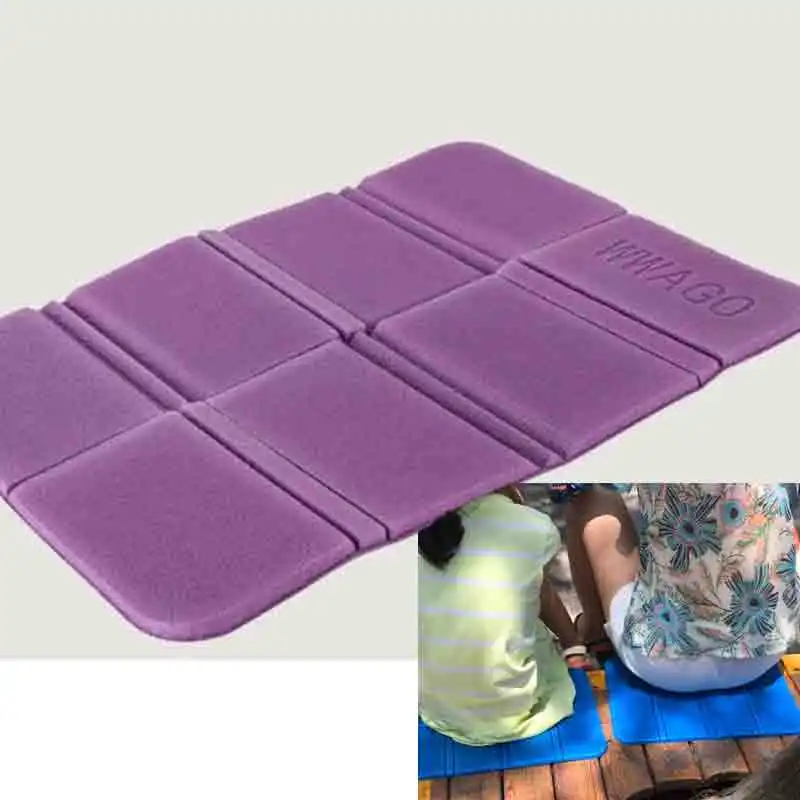 Portable Outdoor Folding Chair Ultra Light Camping Mat EVA Waterproof Foam Seat Pad Moisture-proof Picnic Beach Chair Cushion