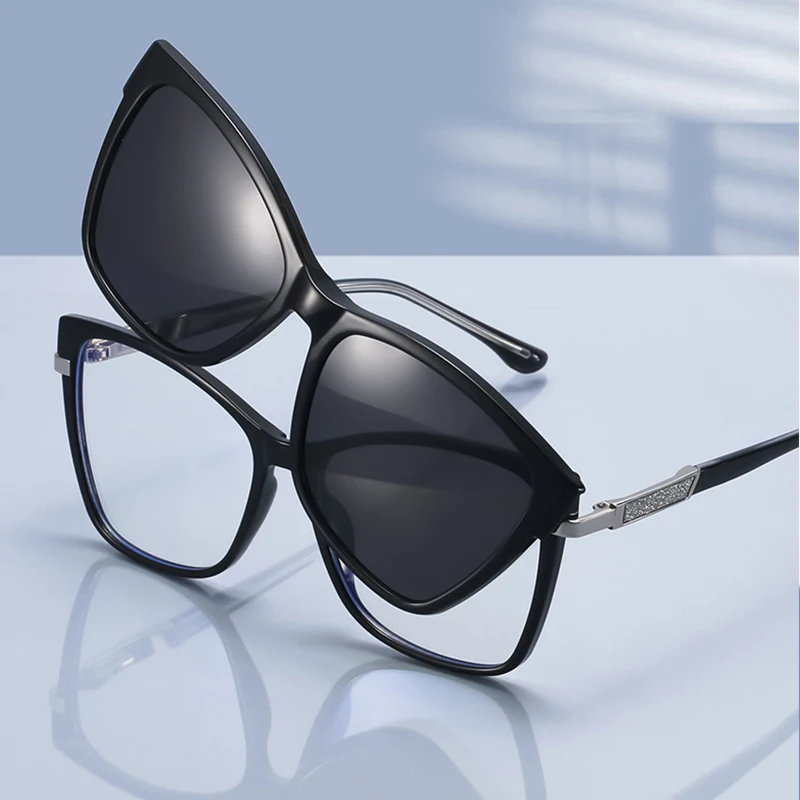 Magnet Clip Optical Myopia Glasses For Men Polarized Sunglasses Hyperopia Prescription Reading Glasses Customization Options