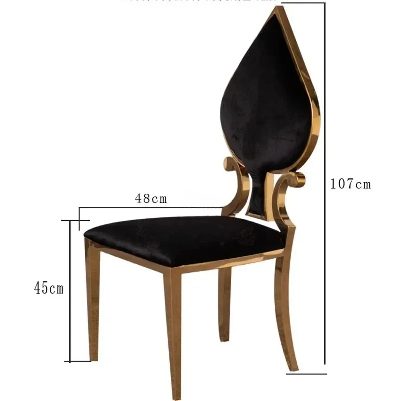 French Designer Living Room Chairs Makeup Vanity Luxury Fashion Dining Chair Comfortable Single Chaise Lounges Home Furniture