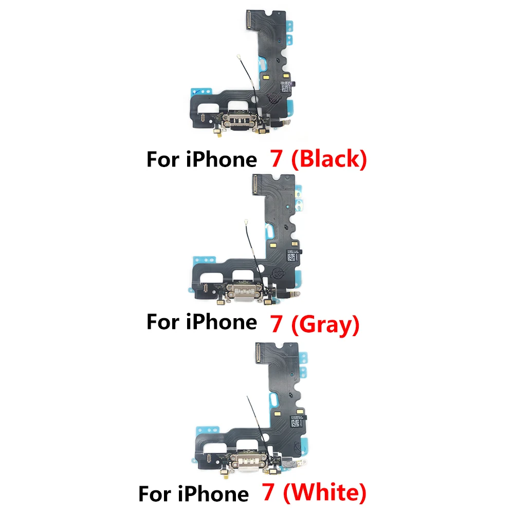 NEW Tested USB Charging Port Microphone Dock Connector Board Flex Cable Repair Parts For iPhone 7 / 7 Plus /  8 / 8 Plus