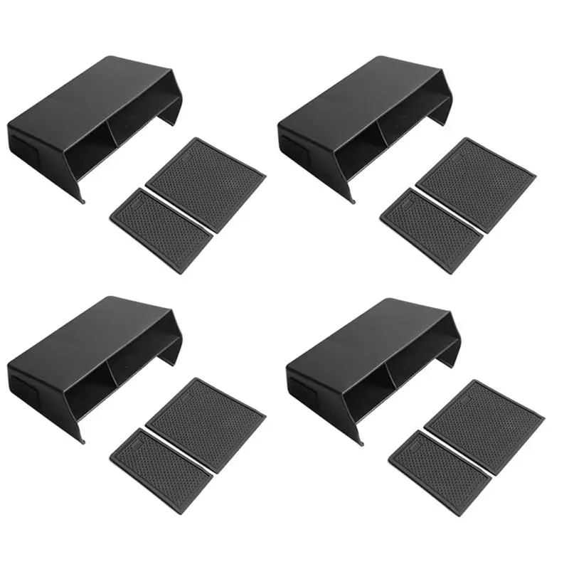 

4X Органайзер-лоток для центральной консоли Honda Civic 11-го поколения 2022 года, из ABS-пластика, для хранения вещей, в подлокотник