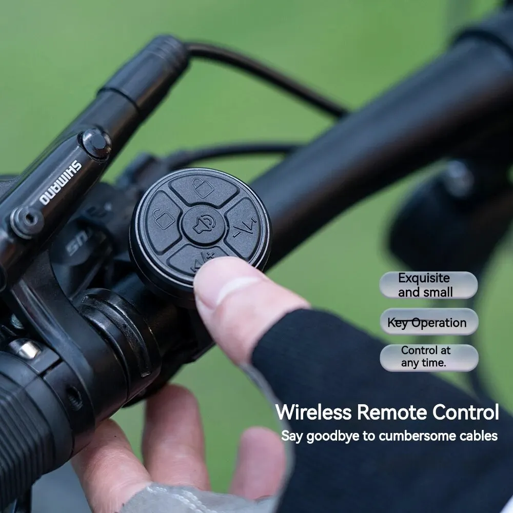ENLEE 120DB USB Charge Bicycle Electric Anti-theft Alarm Siren & Remote Control Bell Cycle Motorcycle Scooter Trumpet Horn