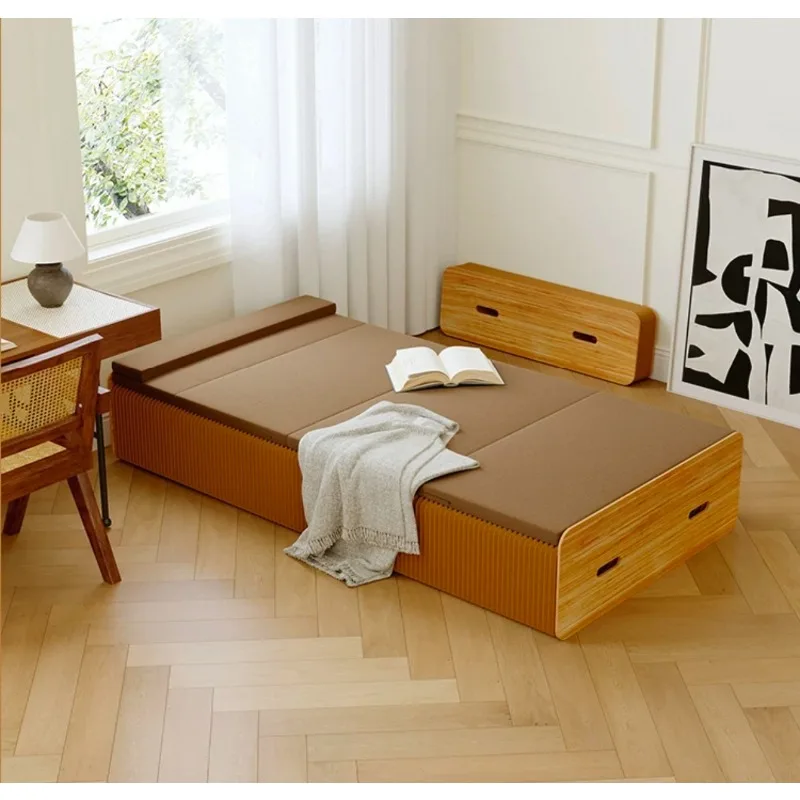 Sofá cama plegable individual multifuncional.