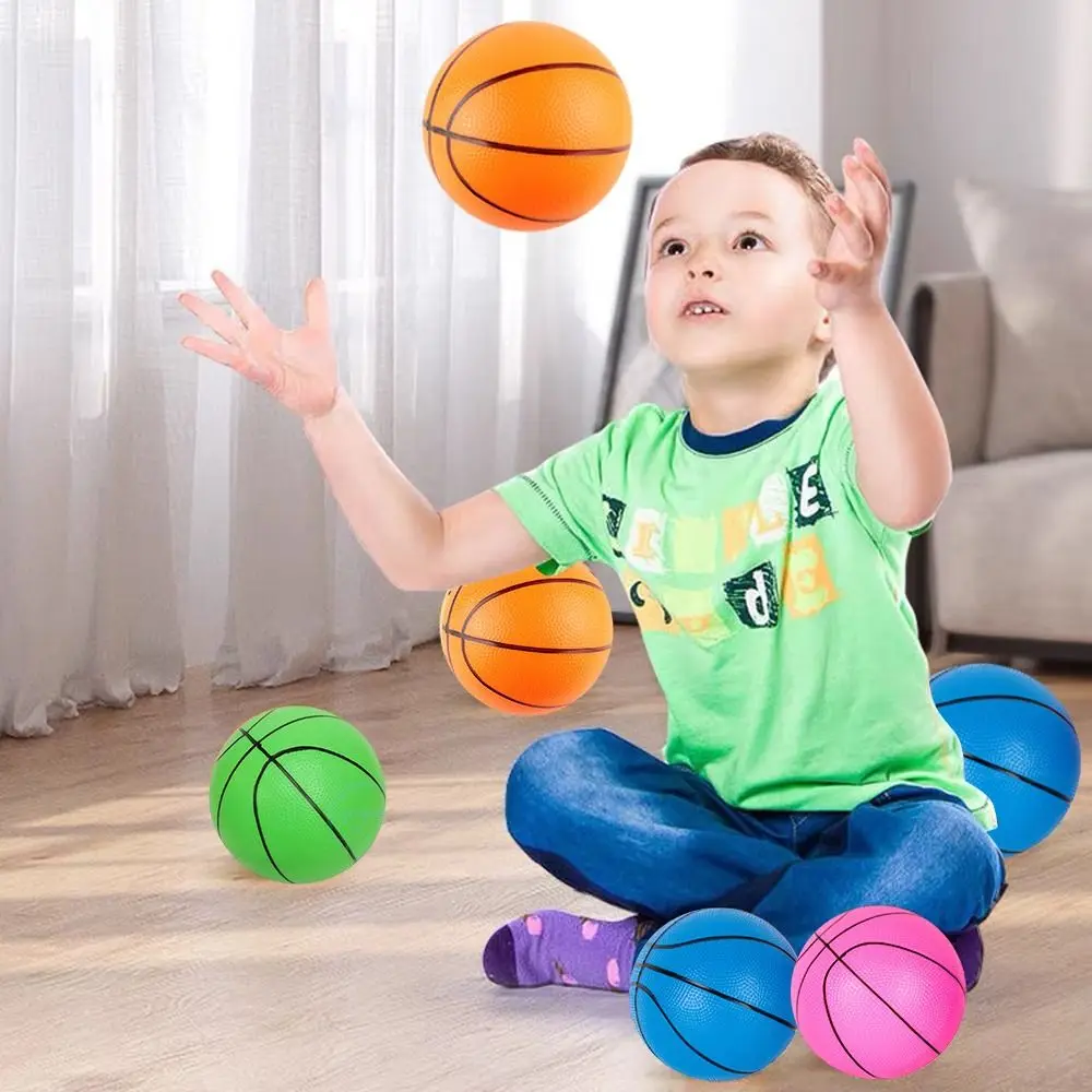 Sportwedstrijden Training Strandballen Rubber Opblaasbaar Klein basketbalspeelgoed Buitenspellen Elastische ballen Kinderen