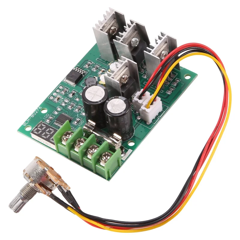 ABZV-DC 6-60V 30A ปรับ LED ดิจิตอลมอเตอร์ควบคุมความเร็ว PWM คอนโทรลเลอร์ DC มอเตอร์ 12V 24V 36V 48V