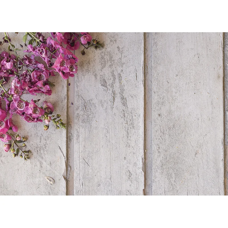 Fondos de fotografía personalizados de vinilo, accesorios de flores, suelo de madera, Fondo de estudio fotográfico, 21922 ZLDT-18