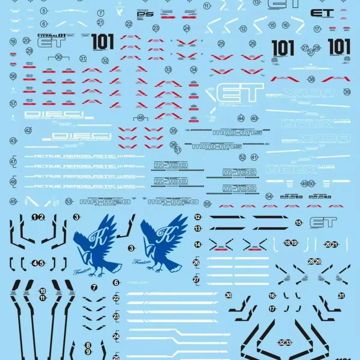 Supa Model Fm 1/100 Zgmg-X10a Freedom Ver Assembly Model Kit Shanghai Action Figure Plastic Model Robot Toy Gifts