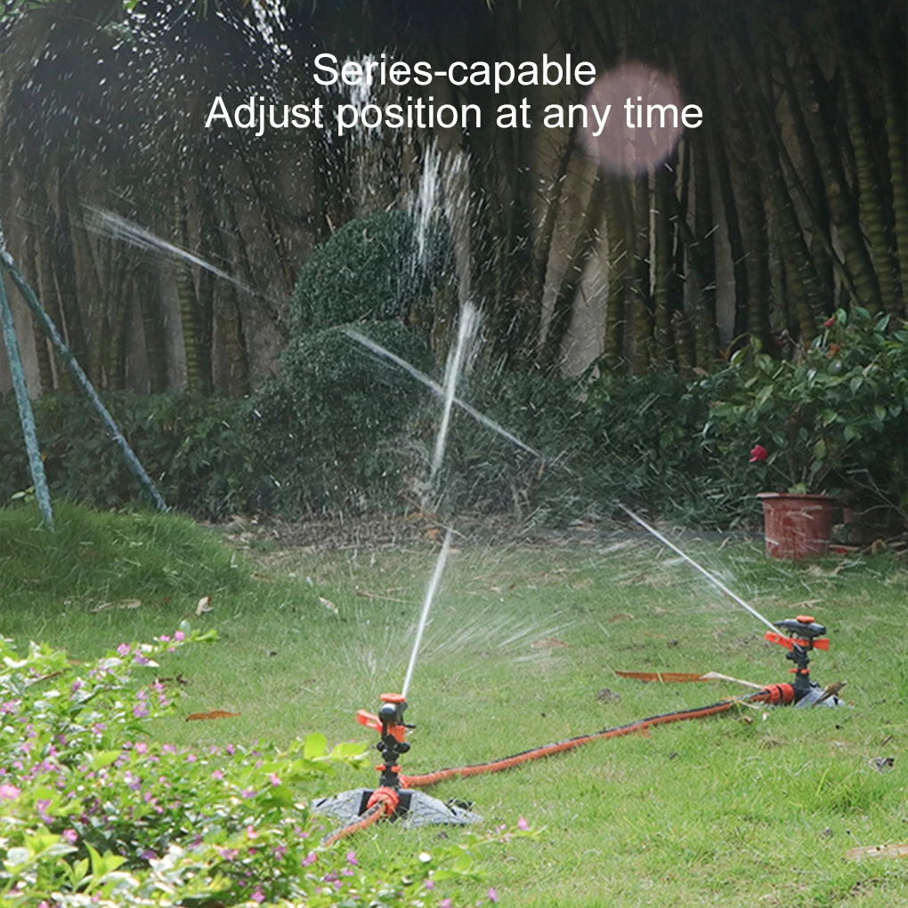 

360 ° Вращающийся автоматический полив сада, спринклеры для газона, система полива для орошения с насадкой, травяное растение для фермы, открытого двора