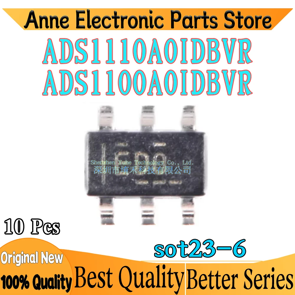 (10piece)100% New ADS1100A0IDBVR ADS1100A0 ADS1100 AD0 ADS1110A0IDBVR ADS1110A0IDBVT ED0 SOT23-6 IC Chipset In Stock