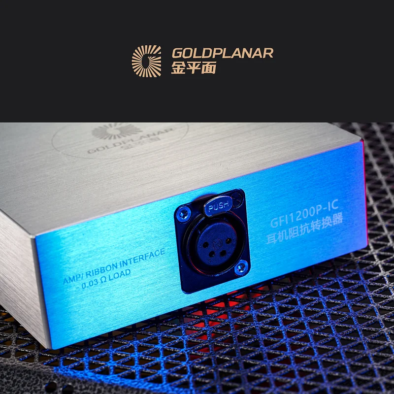 Nuovo convertitore di impedenza per auricolari con nastro in alluminio HiFi di grado febbre goldplanare GL12