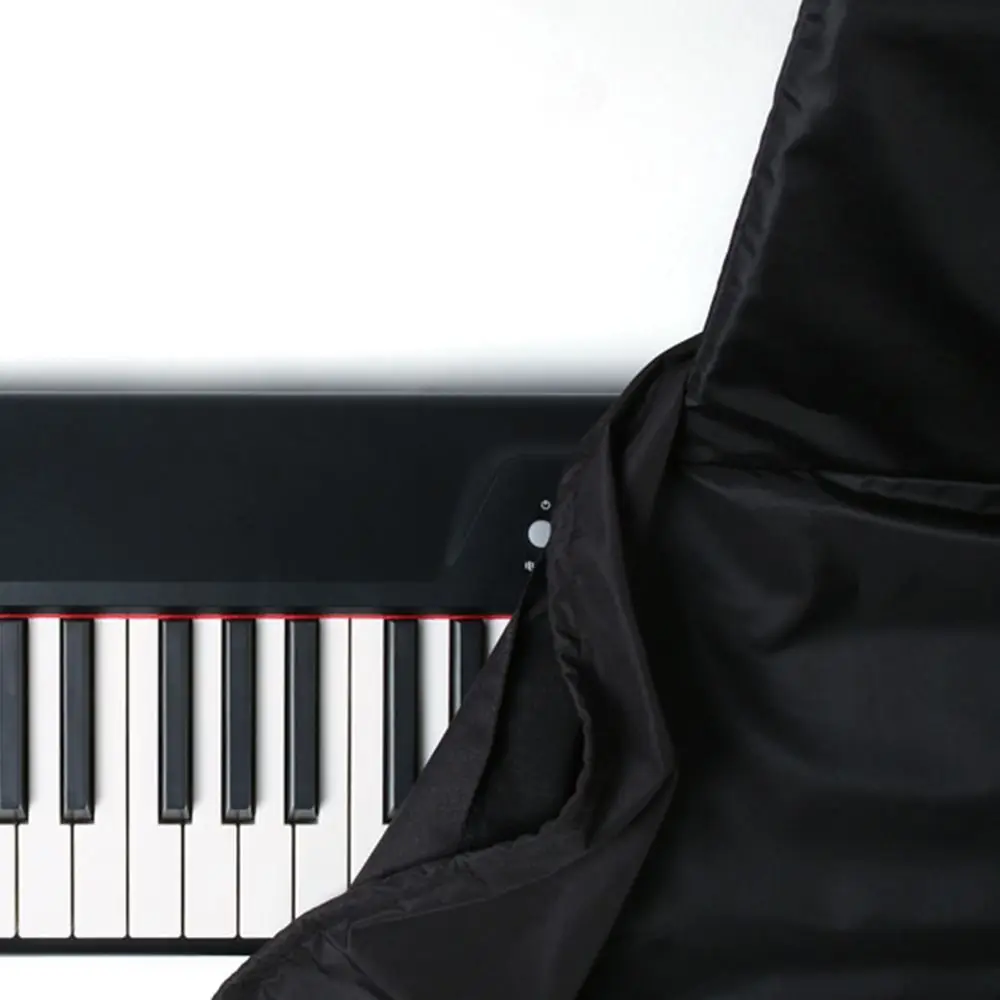 61/88-key Piano Dust Cover Breathable Elastic Cord Electronic Piano Cover Washable Heat Radiation Keyboard Cover