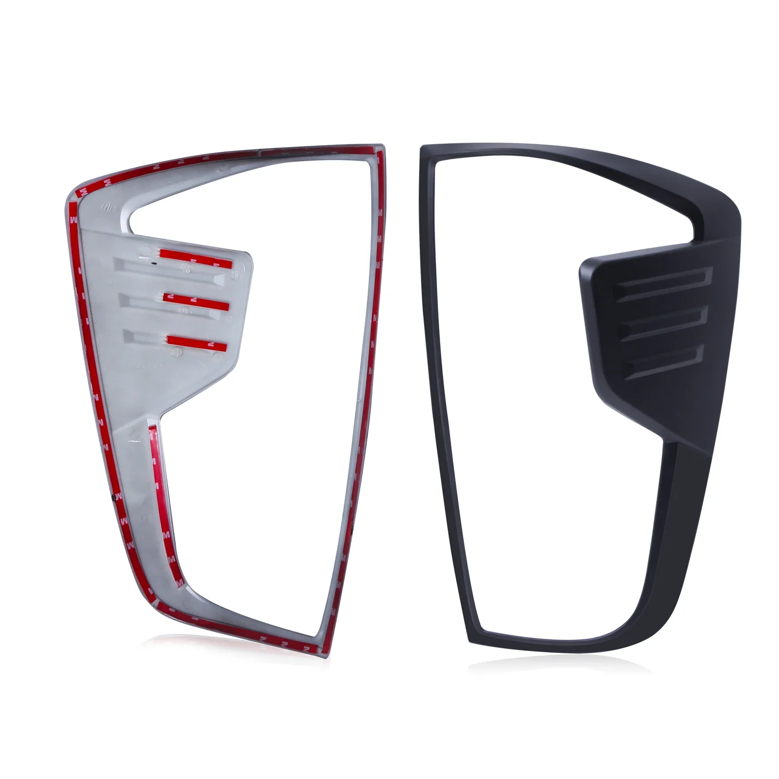 2PCS/SET Rear Light Shades Tail Light Cover Trim Guard For Nissan Navara NP300 2021 2022 2023 2024 4X4 Car Accessories