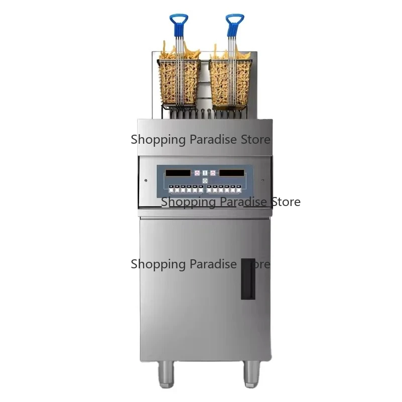 High Efficiency Electric Fryer Vertical Commercial Computer Controlled 28L Fryer