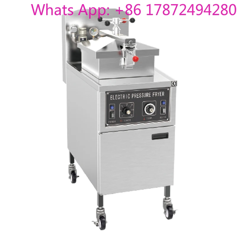 

Fryer Commercial Electric Fryer Pressure Fried Chicken Vertical Fried Chicken Leg and Chicken Wing Machine MDXZ-24 1200W 380V