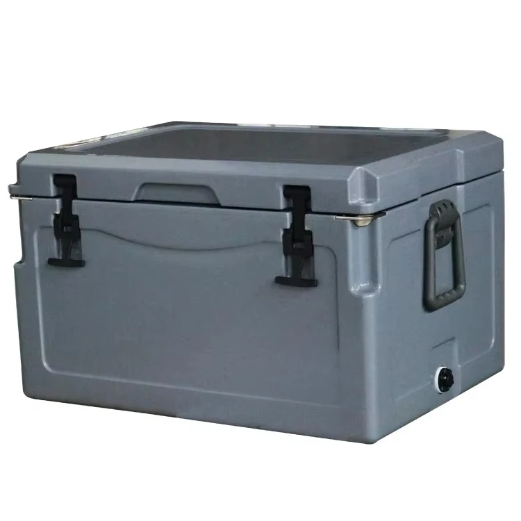 Multi-color Food Grade Plastic Rotational Molding Insulated Ice Box Cooler for Outdoor Camping Refrigerator