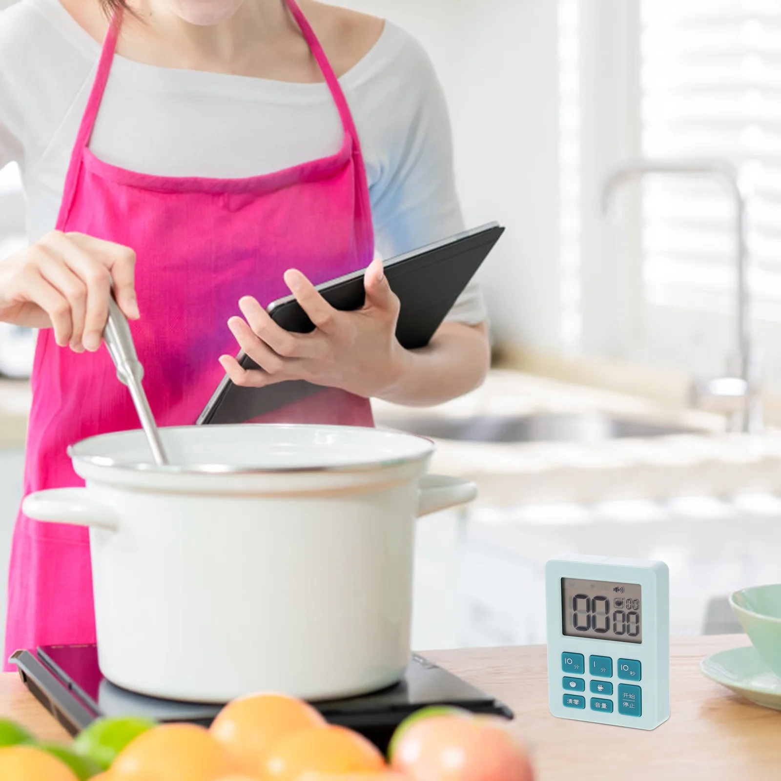 

Cartoon Mechanical Kitchen Timer Desktop Stand for Cooking Baking Study Learning Countdown Time Manager Household Timer