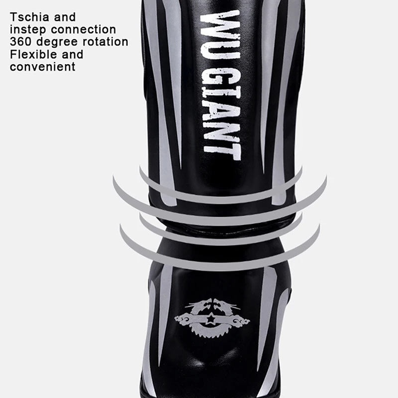 1 زوج كيك بوكسينغ الملاكمة غطاء يقي قصبة الرجل منصات الملاكمة التايلاندية فنون الدفاع عن النفس ساندا ووشو الساق حامي التايكوندو MMA القتال حراس الكاحل