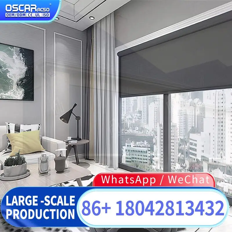 Modern Electric Horizontal Aluminum Roller Shutter Windows Motorized Automatic Insulated for Residential Villa Rural and Urban A