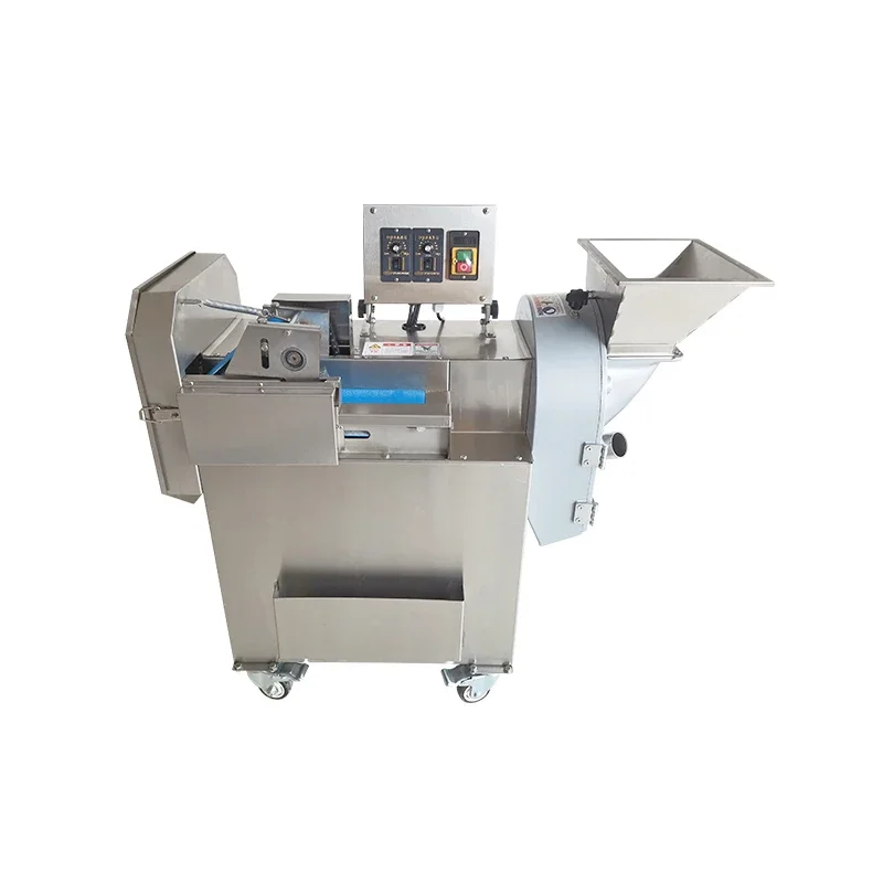 Multi-functional double-head vegetable cutter Large commercial electric automatic canteen kitchen equipment Slicing section