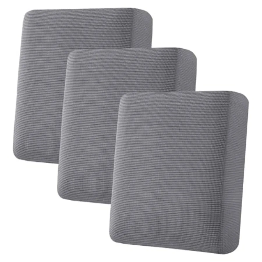 Super Stretch Individual Seat Cushion Covers Sofa Covers Couch Cushion Cover Slipcover Sets Thick Jacquard Textured Twill Fabri