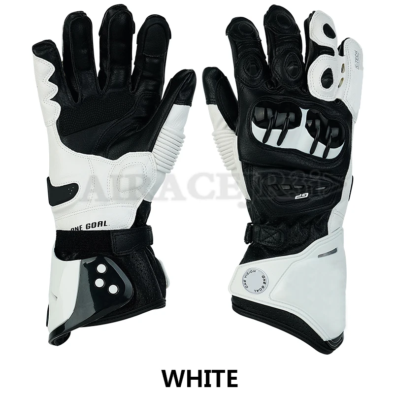 Motos GP Racing Alpine Gloves Motorcycle Leather Riding Track Anti-Fall Street Cycling Breathable Touch Screen Knight Equipment