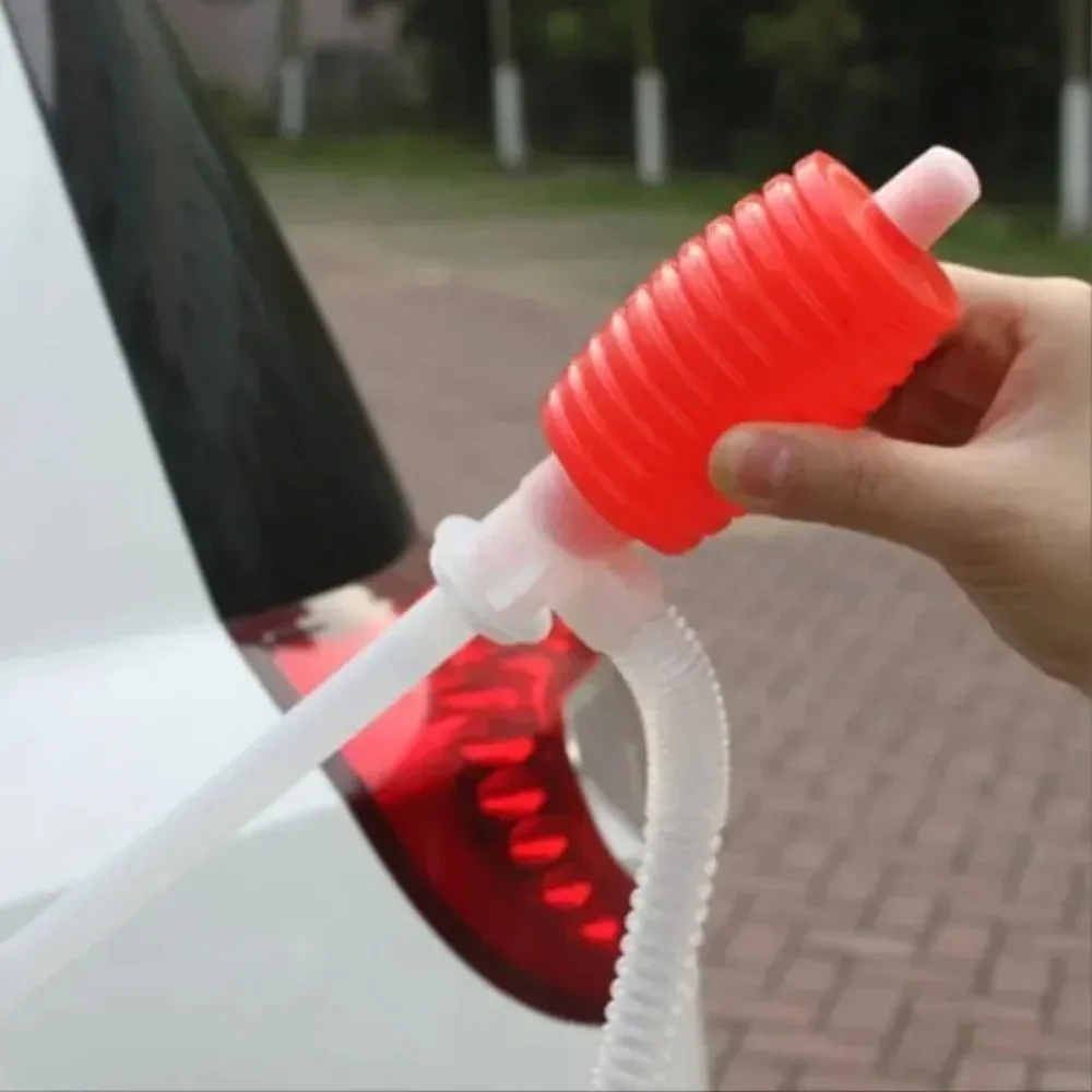 Portable manual fuel pump suction design portable fuel transfer pump for emergency use chemical-tolerant liquid transfer pump