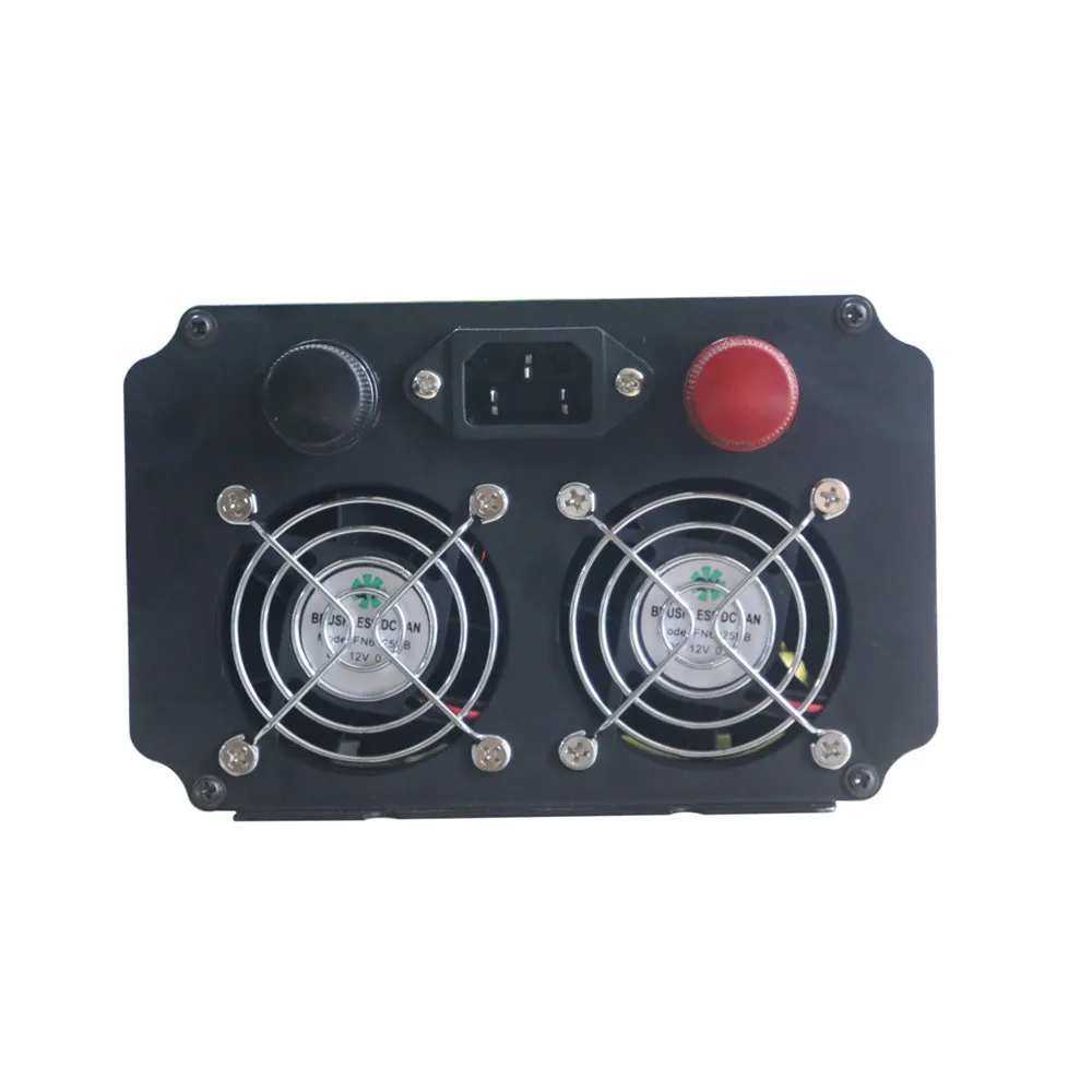 EU plug 2.5KW 2500W DC 12V TO AC 220V 50HZ Modified Wave UPS Inverter with Battery Charger