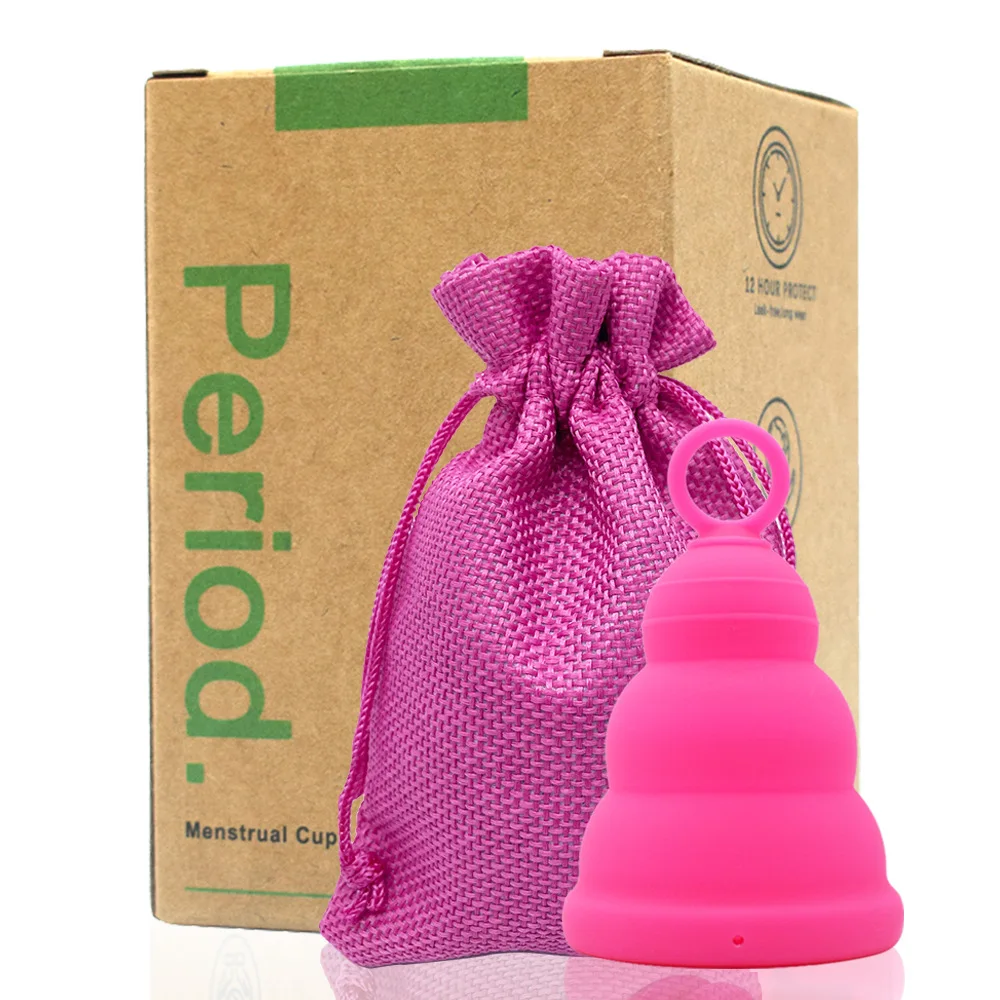 Menstruations Medizinische Silicon Cup Vaginale Vagina Menstruations Collector Freies Verschiffen Sterilisator Tassen Zeitraum Silikon Menstruation Pflege