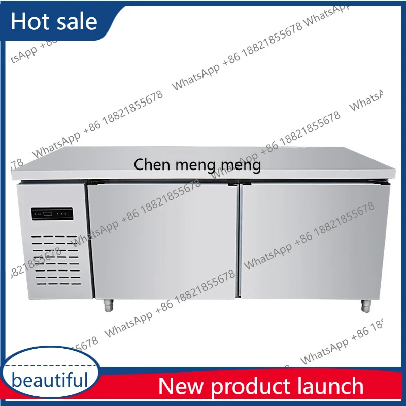 

А55 Охлаждаемый и замороженный -18 ℃ двойная температура, плоская консоль охлаждения, горизонтальный шкаф для хранения свежести из нержавеющей стали