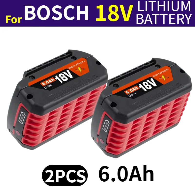 

Для Литий-ионный аккумулятор Bosch 18 В. 18В 6,0Ач сменный BAT618 BAT609 с масляной лампой для инструментов Bosch 18В