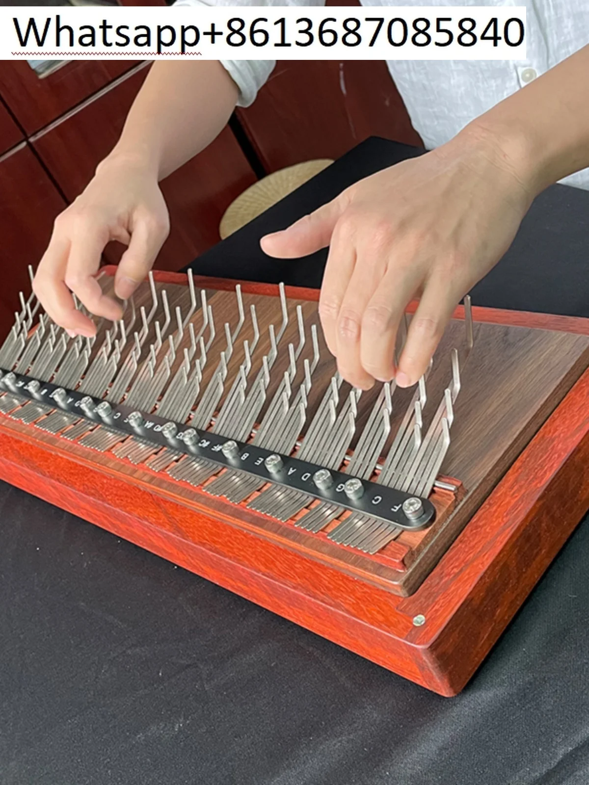 Array MBIRA Professional Thumb Piano Kalimba Five-finger instrument 590x230x150mm