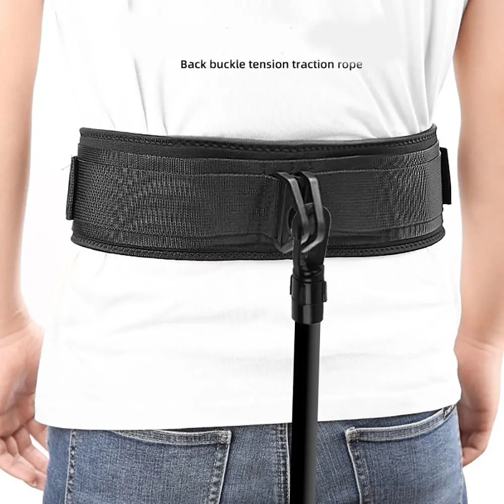 Accessories Adjustable Resistance Training Belt Elastic Flexible Swimming Resistance Belt Padded Gym Pulley Strap