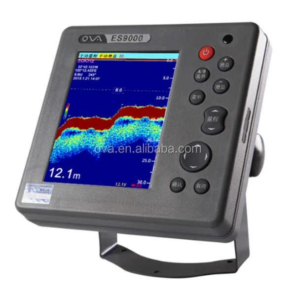 

0-500m Range Bathymetry Survey Depth Echo Sounder 300-600W for Fishing with Transducer Marine Supplies