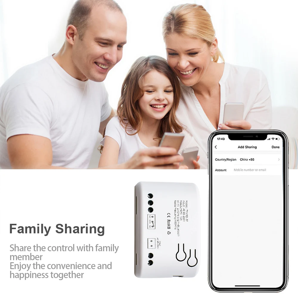 Tuya moduł przełączający inteligentne WIFI 12V 24V 220V RF 433 wielokanałowy przekaźnik 10A kontroler wyłączania światła silnika do drzwi garażowych