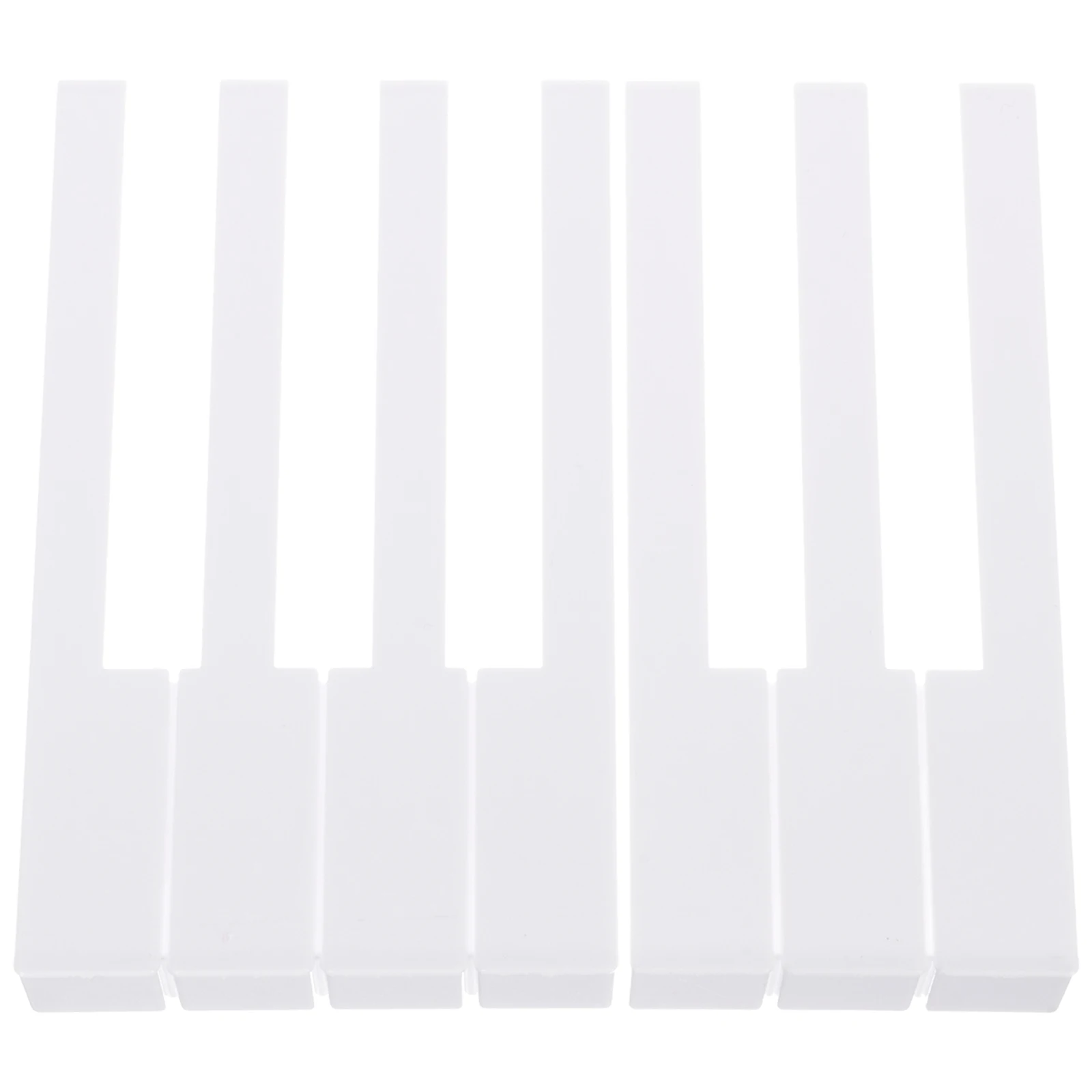 

2Pcs Piano Accessories White Keytops Parts for Repair Replacement Piano Supplies Keyboard Gadgets Musical Instrument Parts