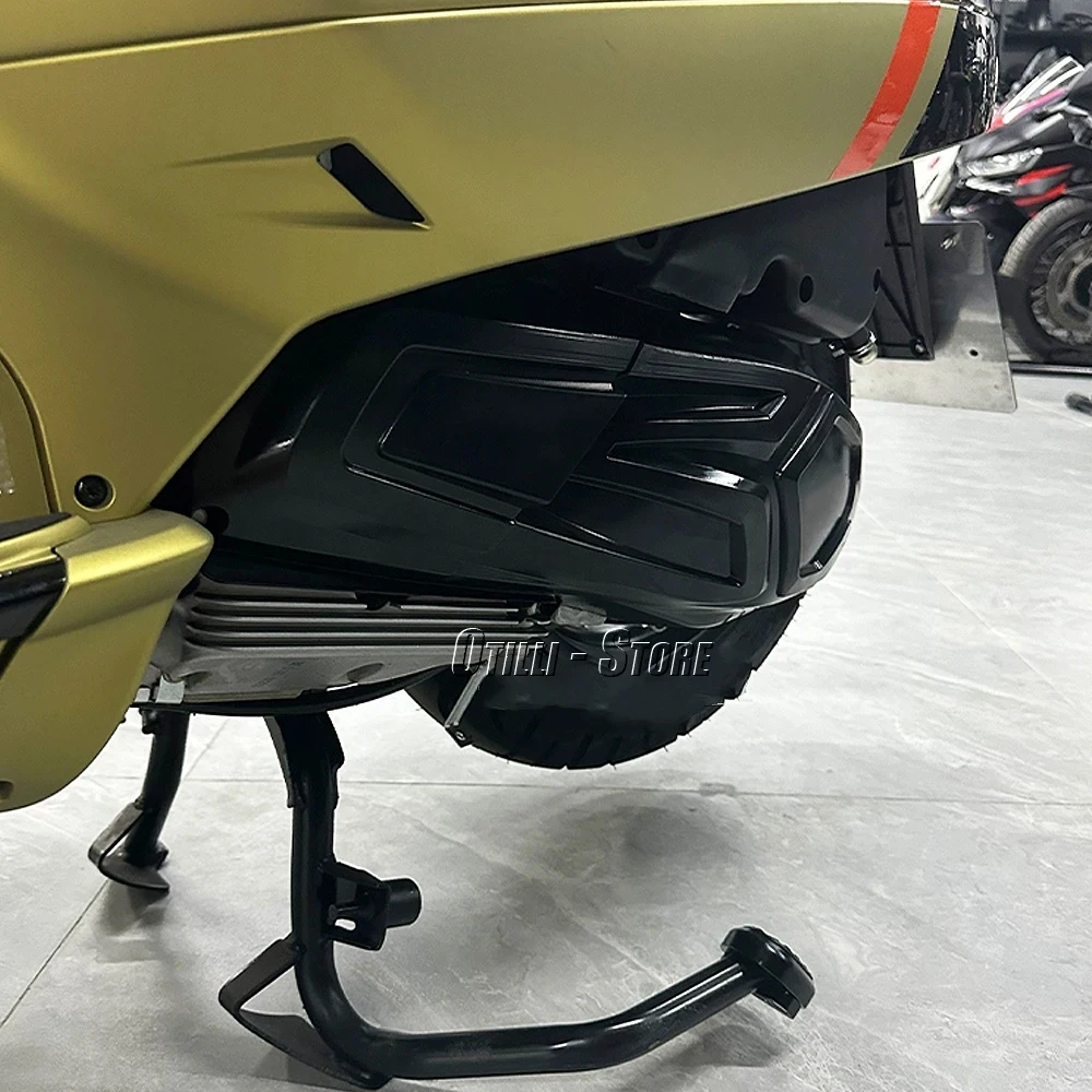 New For Vespa GTS 300 GTS300 HPE GTV 300 GTV300 Accessories Engine Cover Plastic Heat Shield Insulation Protector