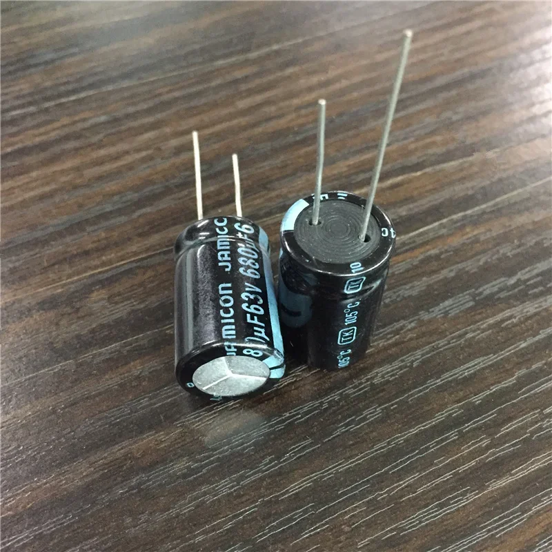 10pcs 680uF 63V JAMICON TK Series 16x25mm High Quality Original 63V680uF Aluminum Electrolytic capacitor