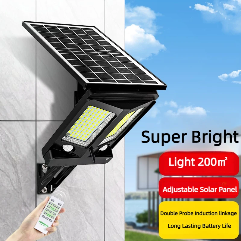 

Солнечные фонари для улицы с 3-режимным датчиком движения, супер яркий настенный светильник IP65, водонепроницаемый уличный фонарь для сада, двора, гаража
