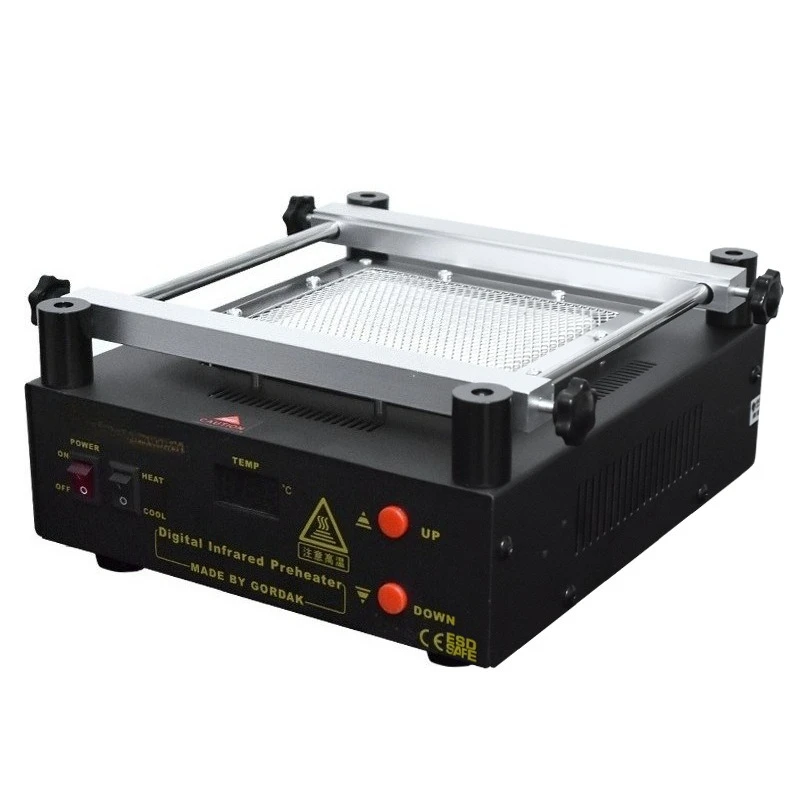 110V 220V 853 Infrared Preheater Station Lead Free Preheating NEW, BGA Repair Machine for PCB Soldering Rework and Desoldering