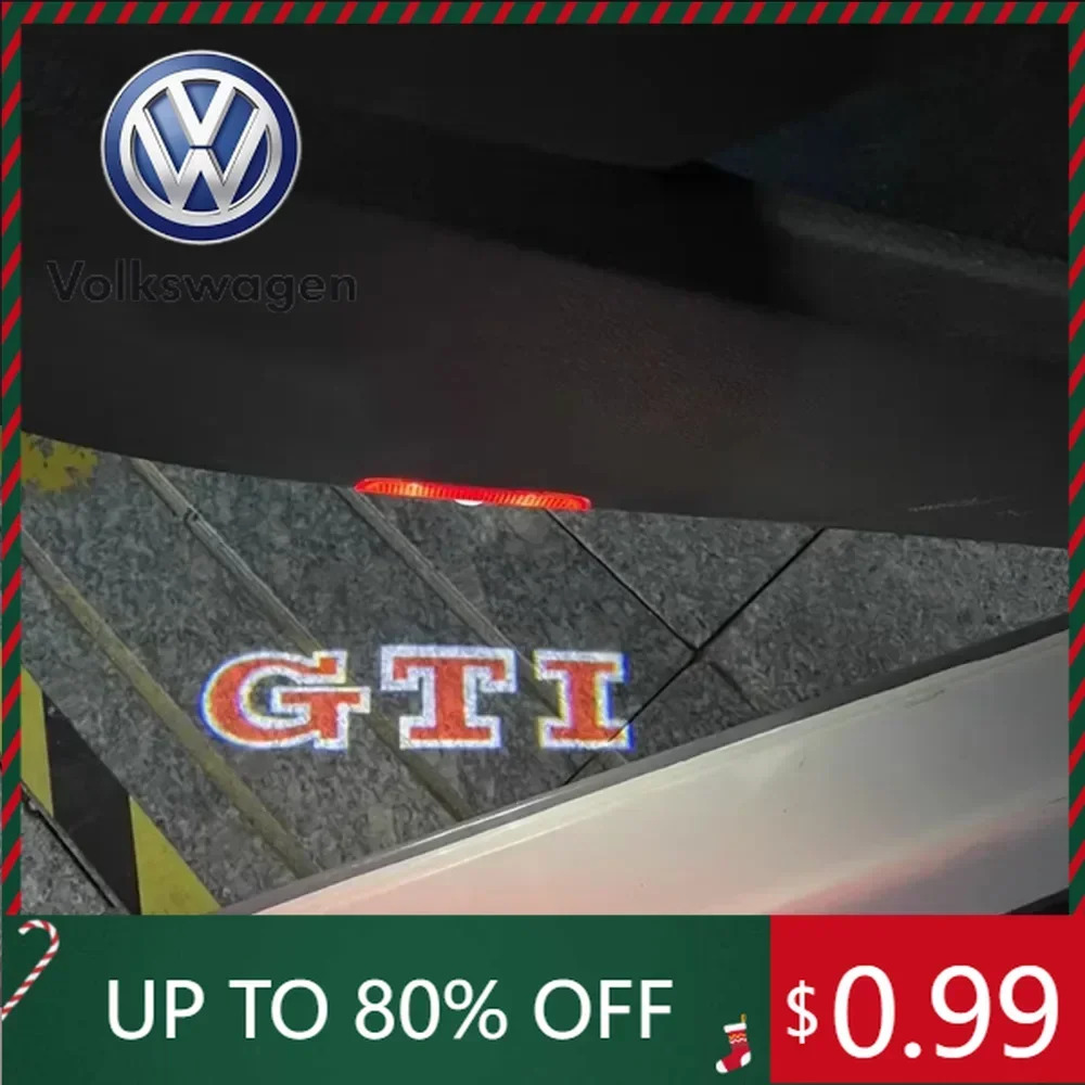

2026 Hot For VOLKSWAGEN VW LED Car Door Light Bulbs Projector Welcome Lamp Accessories For VW Touareg 7P Golf 5 6 7 Jetta MK5 MK