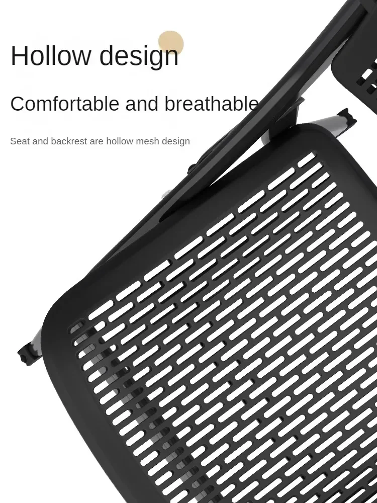 Portable Folding Dining Chair with Backrest for Home and Office Use