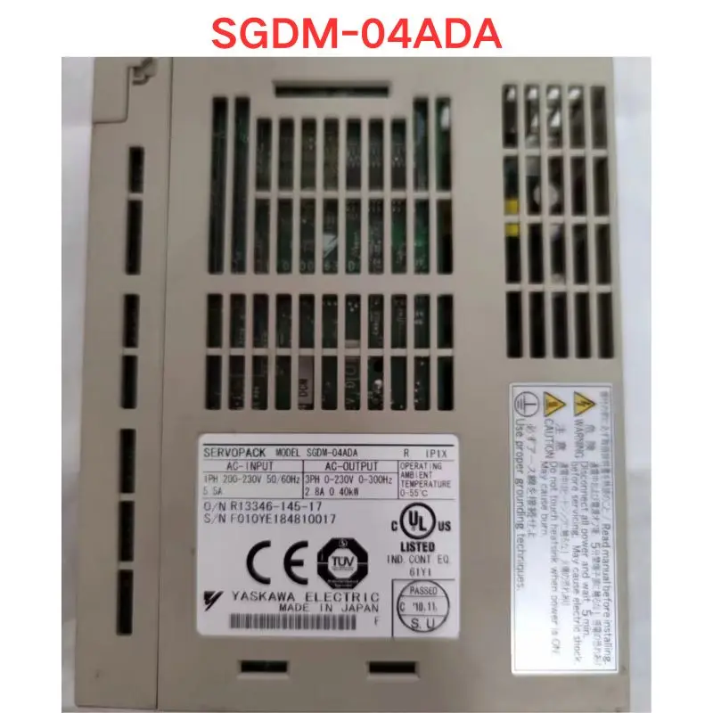 Used OEM disassembled parts Servo driver SGDM-04ADA Functional test OK Fast Shipping