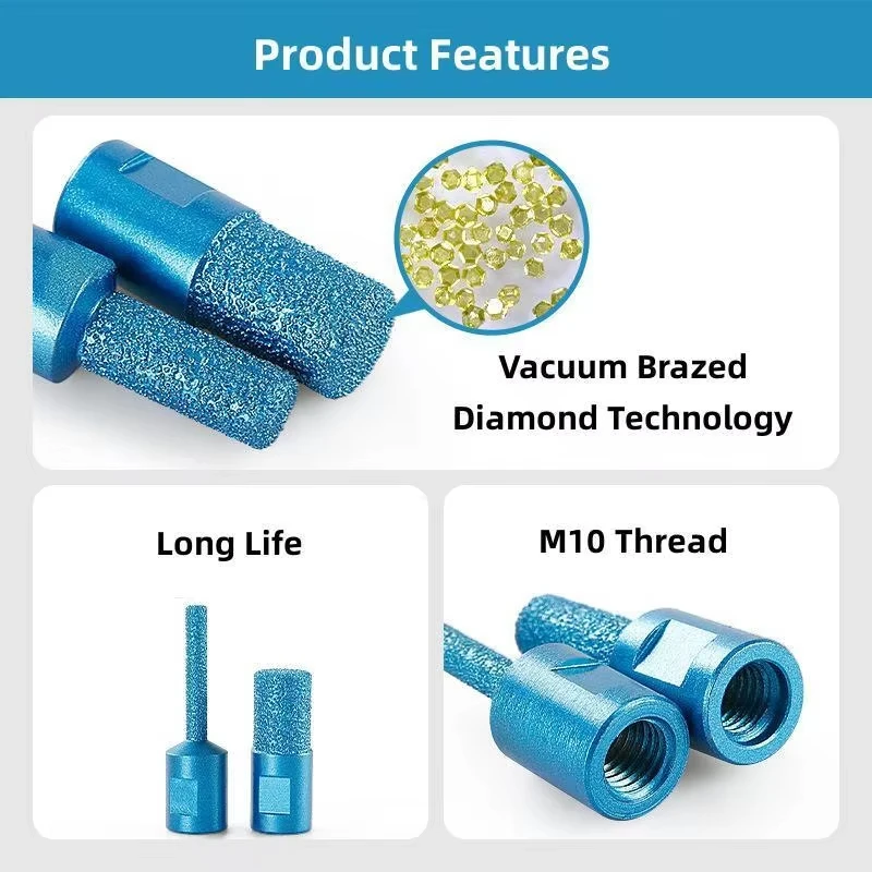 

Angle Grinder Milling Cutter Set Milling Cutters Diameter 6mm 10mm 15mm Angle Grinder Cutters Chamfering Cutter Stone Trimming