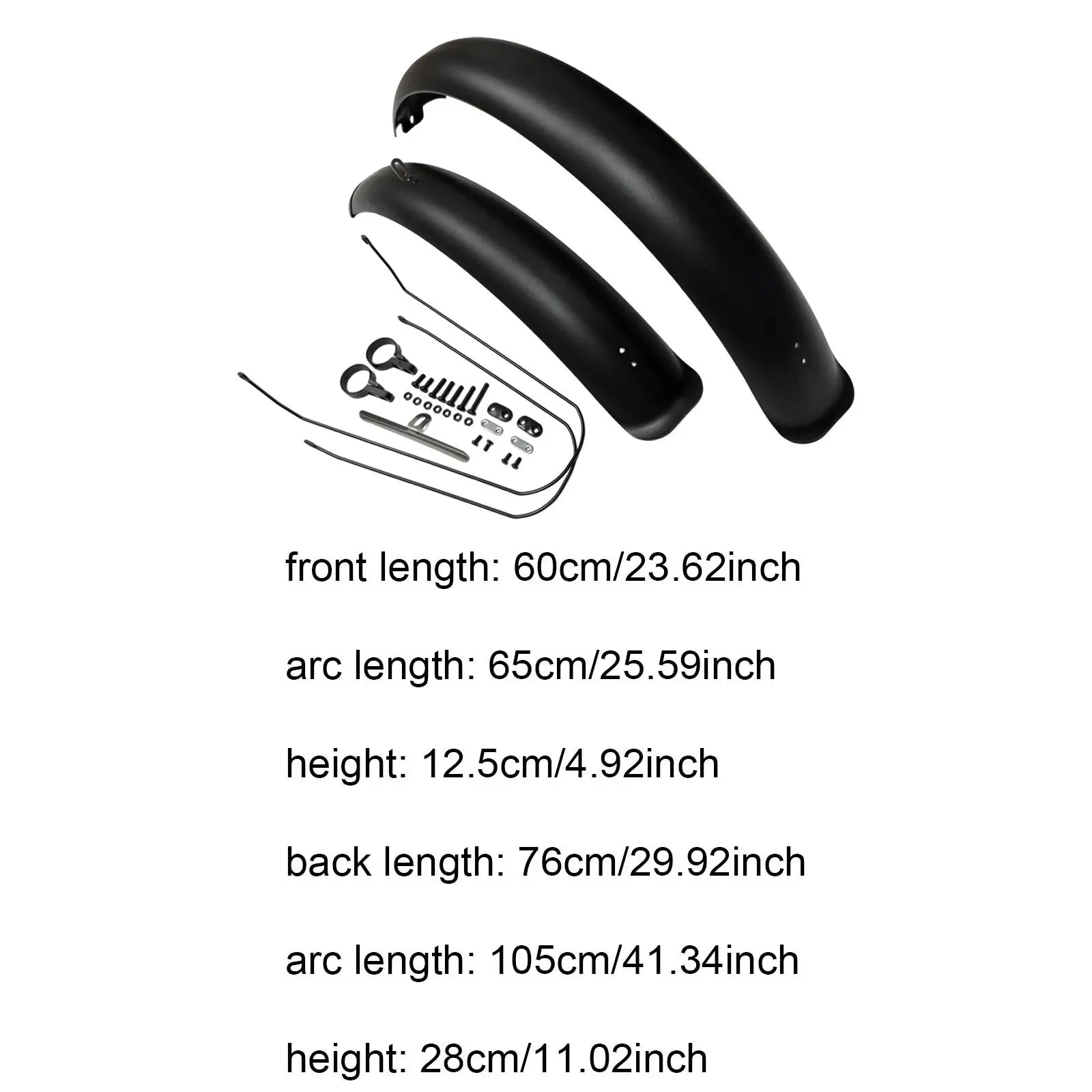 Fat Tire Bike Fender Comprehensive Coverage Mudguard Mountain Bike Equipment for Snow Beach Electric Fat Bike 26 Inch - view 3