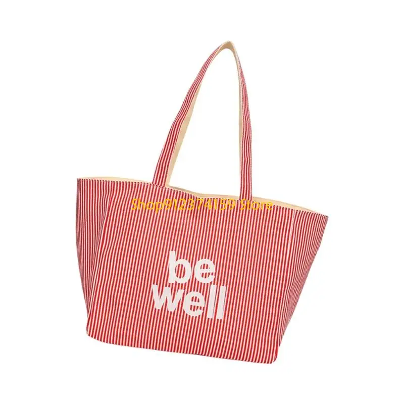 

G5AE Reversible Canvas Shoulder Bag With Embroidered And Multiple Pockets Stylish Casual Crossbody Should