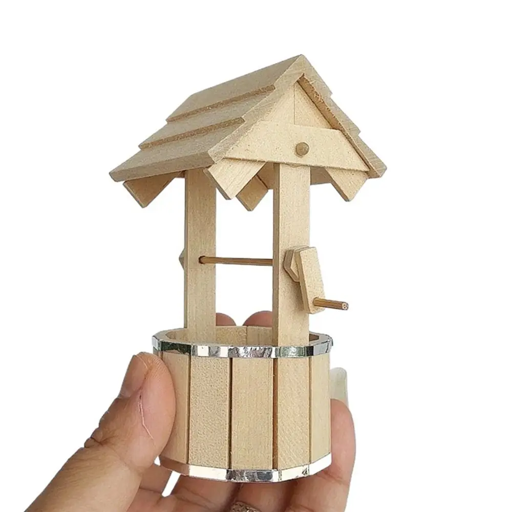 Maßstab 1:12 Puppenhaus Szene Modell Harz Micro Landschaft Grden Szene machen Zubehör Spielhaus Haus Möbel Modell