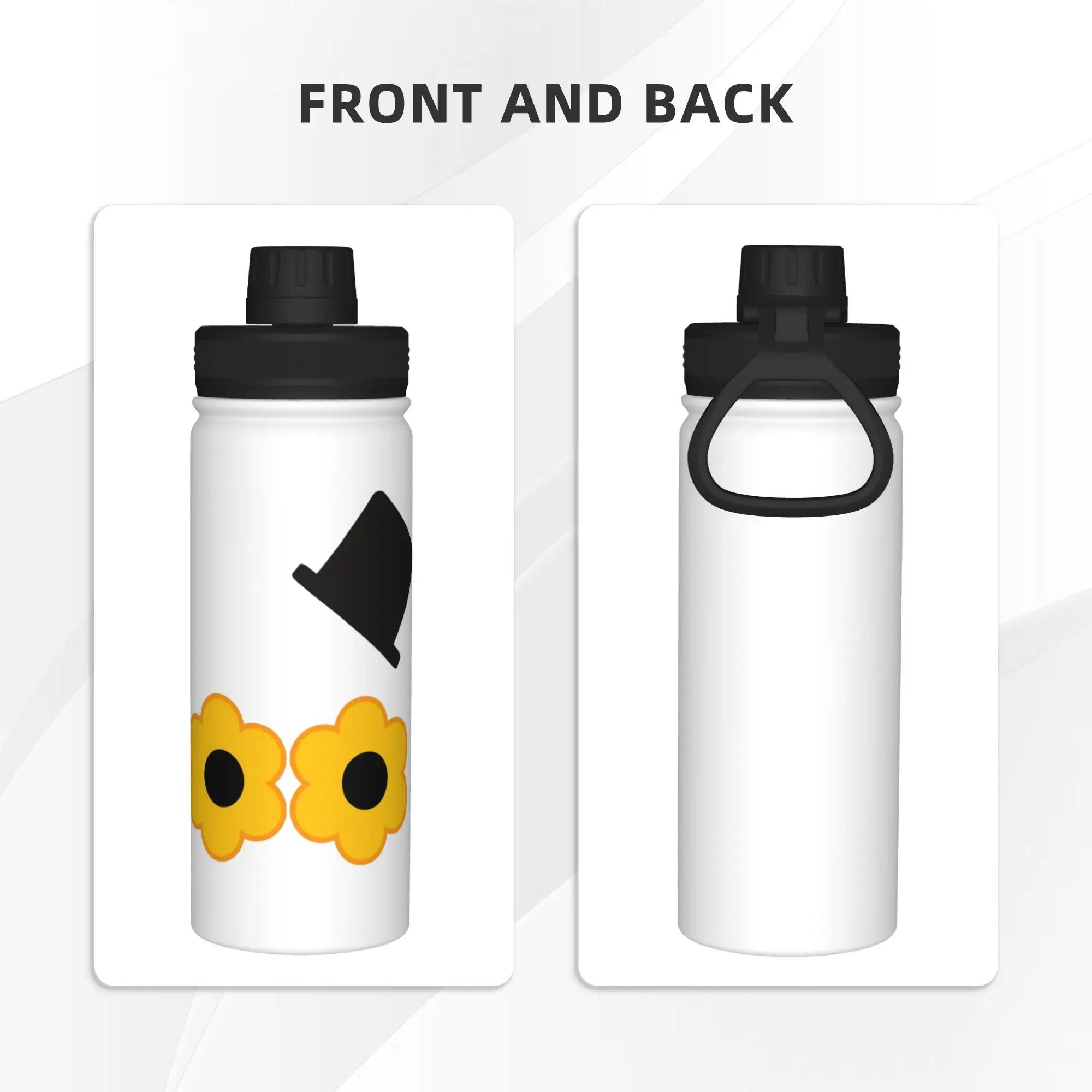 Terrifiers Art the Clown 18OZ Sports Insulated Kettle  Coffee Cups Vacuum Flask Outdoor Mug Water Bottle