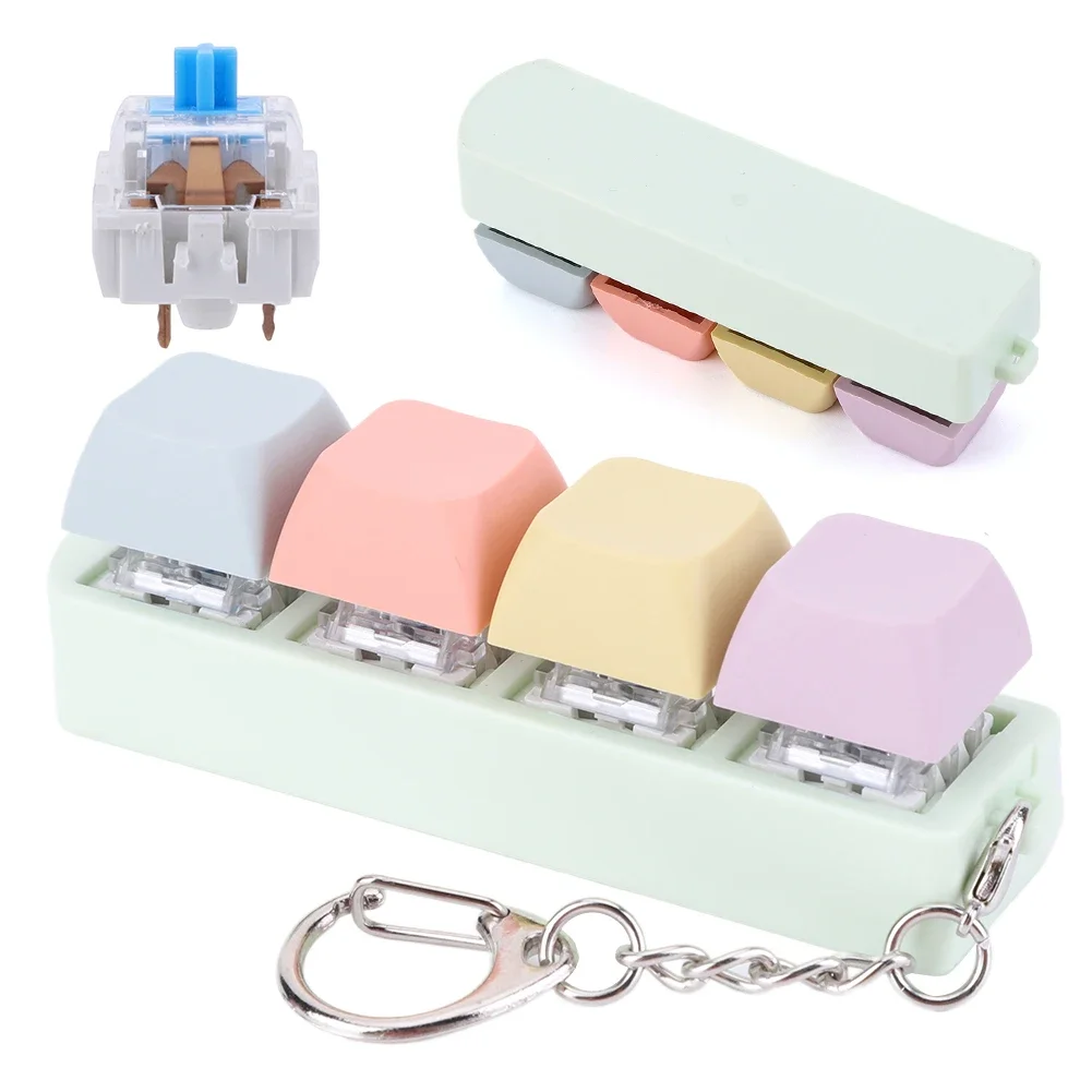 لوحة المفاتيح مفتاح لعبة 4 مفاتيح زر Keycap تململ المفاتيح لوحة المفاتيح الفرس لعبة لوحة المفاتيح لعبة مكعب للهدايا الكبار لتخفيف تمرير الوقت #1