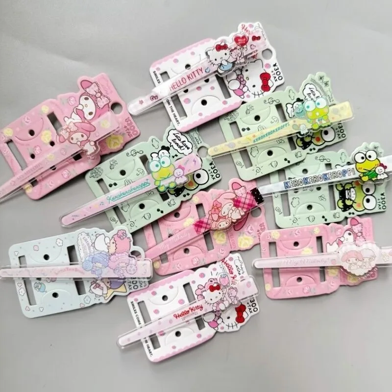 

Anime Hello Kitty Hair Clips Kawaii Cartoon Duckbill Clips for Girls Cute Hair Accessories