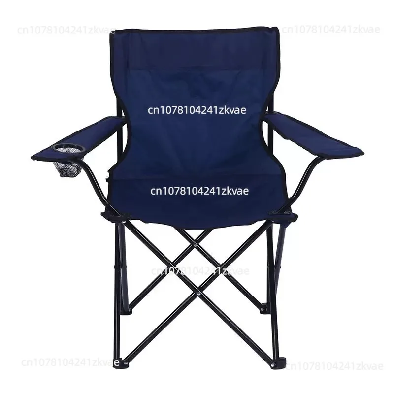 كرسي قابل للطي مع مساند للذراعين ومسند ظهر للشاطئ كرسي صالة شاطئ محمول عالي السعة